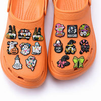 Breloques de chaussures en PVC pour Halloween : Crâne, Fantôme, Sorcière, Citrouille – Décorations d'Halloween, Accessoires de chaussures personnalisés pour Femmes, Hommes et Enfants