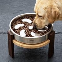 Support en bois massif pour gamelles d'animaux, modèle Shandong transfrontalier, pour chats et chiens, soulage la pression sur le cou, également support pour plantes