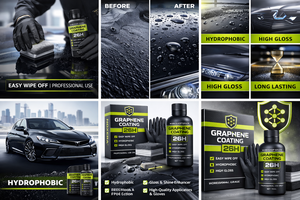 GRAPHONEX Noxera Graphene 26H Revêtement de peinture automobile Formule liquide Application facile Finition brillante hydrophobe Durée de vie de 10 ans - Product Image 4
