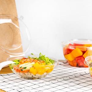 Ensaladera desechable de 16oz con Concha a prueba de manipulaciones de gran calidad, Tira sin rasgaduras, materiales reciclados para uso alimentario - Product Image 6