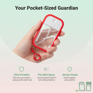 Spray Desinfectante de Manos Portátil Tipo Tarjeta, Hidratante, Sin Enjuague, 45 ml, con Logo - Product Image 4