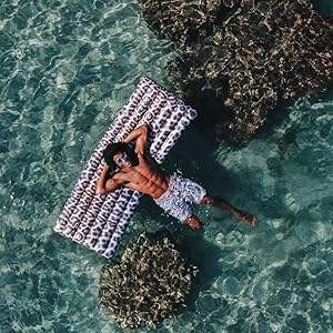 Colchoneta Inflable de PVC con Estampado de Leopardo para Piscina, 74"Lx30", Tumbona Extra Larga para Adultos - Product Image 6