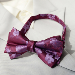 Set 2 Pezzi Papillon Viola Retrò e Fazzoletto da Taschino, Sofisticato per <span class=keywords><strong>Sposo</strong></span>, <span class=keywords><strong>Testimone</strong></span> e Uomo, per Abito da Uomo - Product Image 6