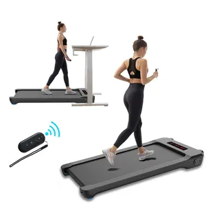 Treadmill Bermotor, Treadmill Datar Tanpa Pegangan, Pad Berjalan Cerdas, Treadmill Kebugaran Rumah dengan Remote Control