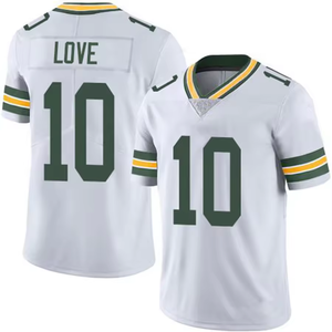 Camisetas de Fútbol Americano Personalizadas de los Green Bay para Hombre, Cortas y Cosidas, 10 Love 1 Parsons 0 Golden 4 Favre 29 McKinney, Antibacterianas y Transpirables - Product Image 3