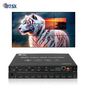 Bitvisors 3x3 4 HDMI 2.0 입력 4K60 HDMI 스위처 비디오 월 컨트롤러 프로세서