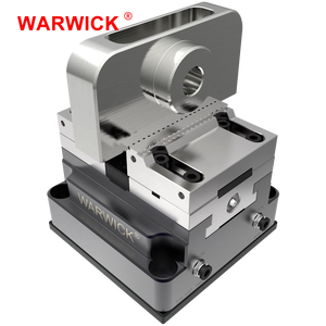 KSP2-100+YZ-100 China Großhandel CNC Selbstzentrierender Schraubstock Präzisions-Luftpneumatik-Schraubstock zur Werkstückhalterung mit Gezahnten Stahl-Hartmetallbacken - Product Image 2