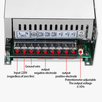 MZMW Factory S 500W 12V 24V 36V 48V 60V 72V 80V 110V 150V 20A 40A PSU Industrial SMPS AC to DC Unités d'alimentation à découpage
