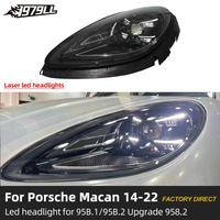 Lampu depan led laser gaya matriks 2019, lampu depan 2016 2020 2014 2017 95B ditingkatkan ke 2023 untuk porsche macan 95B.1