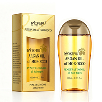 Sérum capillaire nourrissant anti-frisottis à l'huile d'argan marocaine, réparation des cheveux abîmés, soin sans rinçage