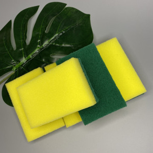 Kitchen Sponge Scrubber Scouring Pad for Dishes Reusable Cleaning <b>Scrub</b> Sponge Soft Dish <b>Brush</b> Pad for Household Cleaning - Product Image 2