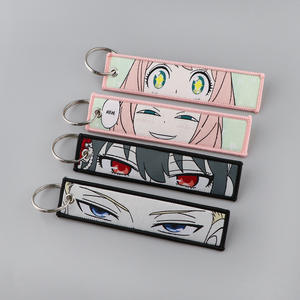 Anime <strong>Spy</strong> X Family Keychain Evangelion Lanyard Student Office ID Badge Fabric Peripherals - Product Image 5