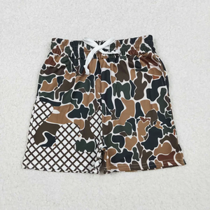 Listos para Enviar, Bajo MOQ, Pantalones Cortos de Camuflaje con Bolsillos para Bebés y Niños Pequeños, Pantalones Cortos de Verano para Niños - Product Image 3