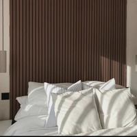 Panneaux muraux acoustiques en bois à lattes, décoration murale moderne 3D, panneaux muraux insonorisants pour la maison et le bureau