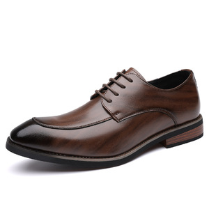Zapatos Derby de Estilo Británico para Hombre de Alta Calidad, Zapatos de Cuero Formales y Casuales para Negocios, Calzado Cómodo para Oficina y Trabajo - Product Image 5