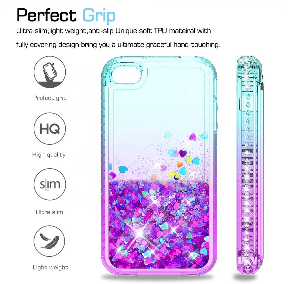 Leyi Iphone 4S Case - Cute Case with Glass Screen Protector