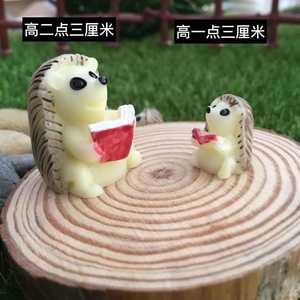 Figuras de madres y crías de erizos, decoración de jardín de resina, adorno con forma de animal pintado para interiores y exteriores - Product Image 3