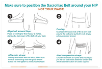 Ceinture de soutien lombaire et pelvienne HKJD OEM pour articulation sacro-iliaque, respirante, unisexe, pour le sport et l'usage quotidien