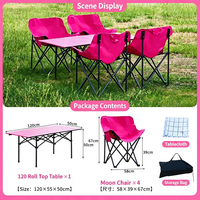 Table de camping pliable portable, table de pique-nique d'extérieur pour les voyages, le camping en camping-car, les événements familiaux, les escapades de fin de semaine, les repas en plein air