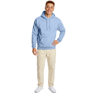 Sudadera con Capucha Negra de Alta Calidad para Hombre y Mujer, con Bolsillo Tipo Canguro, en Venta - Product Image 1