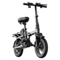 Vélo électrique pliable Yingwei 48V avec cadre en alliage d'aluminium, batterie au lithium, suspension multi-liens confortable pour hommes et femmes