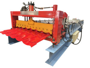 Nuova Macchina per la Produzione di Lamiere per Tetti in Acciaio Zincato e Macchina per la Fabbricazione di Tegole Smaltate - Product Image 2