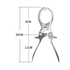 Peralatan dokter hewan baja tahan karat peternakan tanpa darah sapi domba hewan catestration Clamp Forceps Castration Forceps - Product Image 5