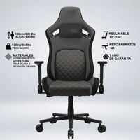 Chaise de jeu confortable pour fournisseur OEM, chaise PC réglable avec accoudoirs 4D en tissu pour adolescents et salles de jeu