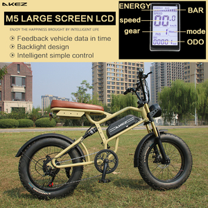 Vélo électrique à <span class=keywords><strong>moteur</strong></span> 500W <span class=keywords><strong>le</strong></span> <span class=keywords><strong>plus</strong></span> populaire avec batterie 48V 13AH, vélo électrique à pneus larges personnalisé <span class=keywords><strong>pour</strong></span> adultes - Product Image 2
