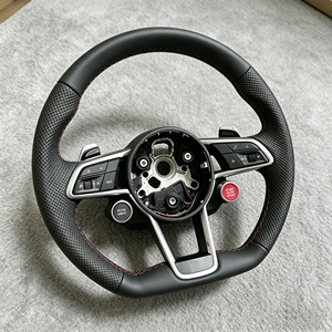 Volant de voiture pour <span class=keywords><strong>Audi</strong></span> R8 TT A4 B9 A6 C8 S6 S7 A4 A5 A6 A7 Q3 Q5 A3 S3 S8 Q8 S1 S3 S4 S5 S6 S7 Volant sport - Product Image 1