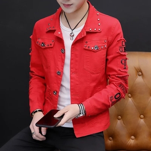 Spring and Autumn Jeans <strong>Coat</strong> <strong>Men's</strong> Korean-style Fashion Students Handsome Versatile Jacket <strong>MEN'S</strong> Wear <strong>Summer</strong> New Style Cowb <strong>Men</strong> - Product Image 4