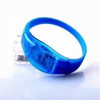 Bracelet LED en silicone activé par le son Longstargift, clignotant, pour concerts, fêtes, interaction avec la foule, éclairage d'événements
