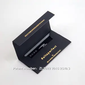 Custom Logo Printing Rubbery Cardboard Paper VIP Member Card Envelopes UV Spot Gift Card Packaging Envelope Box