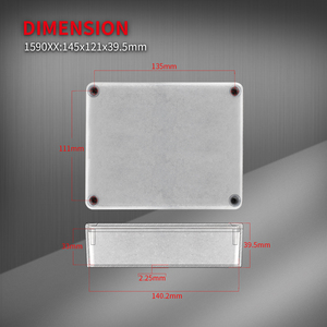 Daiertek 1590XX - Caja de Aluminio Simple para Pedales de Guitarra Eléctrica, Modelo <span class=keywords><strong>Hammond</strong></span> 1590, para Dispositivos Electrónicos - Product Image 4