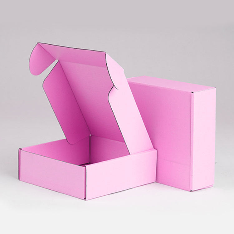 Toowin Cajas De Papel Schachtel Verpackung Carton Misteriosa Green pink Mailer Rectangle Cosmetic Packaging Kraft Gift Paper Box