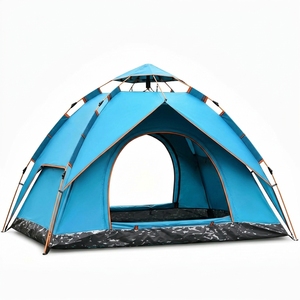 Tenda da Campeggio Impermeabile Antivento a Doppio Strato per <span class=keywords><strong>4</strong></span> Stagioni, Grande per Famiglie, per Escursionismo, Picnic, Pesca - Product Image 1