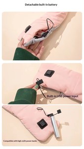 Cinta Térmica Inteligente Recarregável por USB, Nova Almofada Aquecida Automática com 3 Níveis de Temperatura para Pescoço, Cintura e Abdômen - Product Image 6