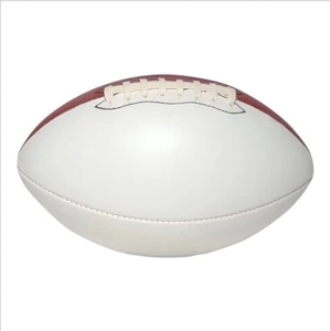 Mini ballons de <span class=keywords><strong>football</strong></span> américain blancs <span class=keywords><strong>taille</strong></span> 3 personnalisés – Ballons de signature pour trophées de matchs de rugby - Product Image 4