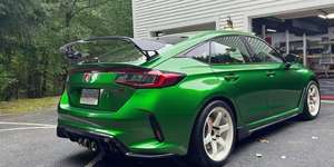 OEM stile leggero in fibra di carbonio alettone posteriore senza staffe per <span class=keywords><strong>Civic</strong></span> tipo R FL5 <span class=keywords><strong>2022</strong></span> up - Product Image 4