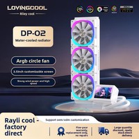 Radiateur de refroidissement liquide 360 DIY pour montage d'animations, écran LCD, contrôle de température 240, ARGB tout-en-un DP-02 25dBA pour tous