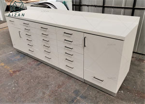 خزانة أسنان طبية مصنوعة خصيصًا ، خزانات مستشفى ، خزانة طب أسنان مع أدراج - Product Image 6