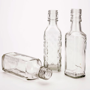 Vista bán buôn tùy chỉnh nhỏ rượu Vodka Gin Whisky Tequila Chai Thủy Tinh 100ml 180ml với mũ nhựa - Product Image 5