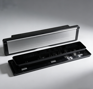 VOLCRIX - Buzón de Correo de Aluminio Personalizado y Buzón de Cartas de Acero Inoxidable para Edificios Premium - Product Image 1