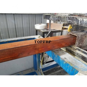 Matériau composite ignifuge en PRF, tube en fibre de verre à grain de bois - Product Image 3
