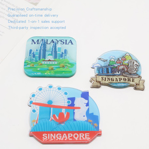 Vente en gros sur mesure Porte-photo de Noël acrylique polychrome pour réfrigérateur Blancs Aimant de réfrigérateur de musique personnalisé Forme personnalisée Forte <span class=keywords><strong>3D</strong></span> - Product Image 2