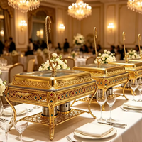 NANSHENG Hängende Chafing Dishes 9L/6L Buffet-Speisenwärmer aus Edelstahl für Hotels, Restaurants, Bankette und Catering