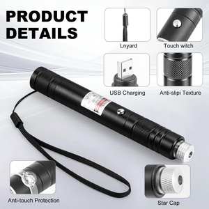 Black Stainless Steel <b>Interactive</b> Pointer <b>Cat</b> Teaser Laser Exerciser <b>Toy</b> - Product Image 2