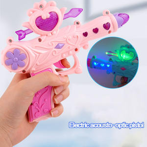 1-2 детский игрушечный пистолет, светлый Музыкальный Электрический пистолет, светлый пластиковый игрушечный пистолет - Product Image 2