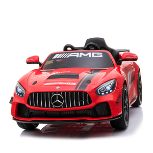 Voiture électrique pour enfants sous licence <span class=keywords><strong>Mercedes</strong></span> Benz AMG GT4 12v, deux places, voiture jouet pour enfants, vente en gros - Product Image 2