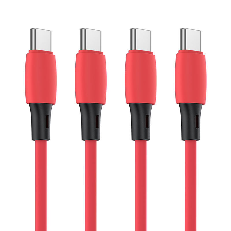 สายเคเบิล TPE USB สีแดง